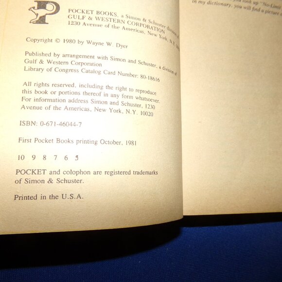 The Sky's the Limit by Dr Wayne Dyer - Vintage Paperback Book - Picture 6 of 8